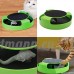 Meow chat chaton attraper la souris de jeu jouet interactif en peluche à griffe tapis (Vert) - B078PFPW6J