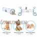 S-lifeeling Cat Tunnel pliable  tube pour chats Kitty d'exercice et Exécuter de divertissement  durable et confortable Hideaway  Pet Fun Play jouet pour lapins  Chatons  chiens de petite taille. Taille 24 9 x 95 cm - B073J2VJN7