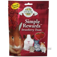 Oxbow SIMPLE REWARDS Treats - Rabbit Guinea Pig Chinchilla STRAWBERRY 14.2 g - B00244H90Y