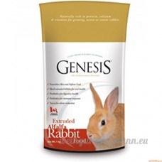 Genesis Rouge Ultra Premium Rabbit Nutrition Alfalfa extrudé pour lapins kG1 - B0754F932Z