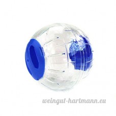 Pet Online Exercice Hamster Ball jouet en plastique boule de cristal sans stent runner l'exercice exercice Hamster Ball  15cm  bleu - B075NHN119