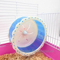 Pet Online Muet en plastique jouet Hamster roue d'exercice sur tapis roulant sport petit animal  16 cm  bleu - B075NGGZTD