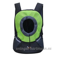 CS Pet sac à dos chat et chien sac portatif pour voyager sac et paquet fournitures pour animaux de compagnie vert rose rouge bleu or ( Color : Green   Size : S ) - B078Y5B879