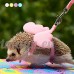 HYGMall Mini Hérisson hamster Harnais Aile Traction Corde Nylon Chaîne Réglable Formation Jouer Petit Animal En Plein Air Jouer (Jaune) - B078PMKN3Y