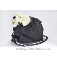 Sac de transport bandoulière pour chien  pour les chiots jusqu'à 2 5kg  couleur: noir - B009ZWQBZC
